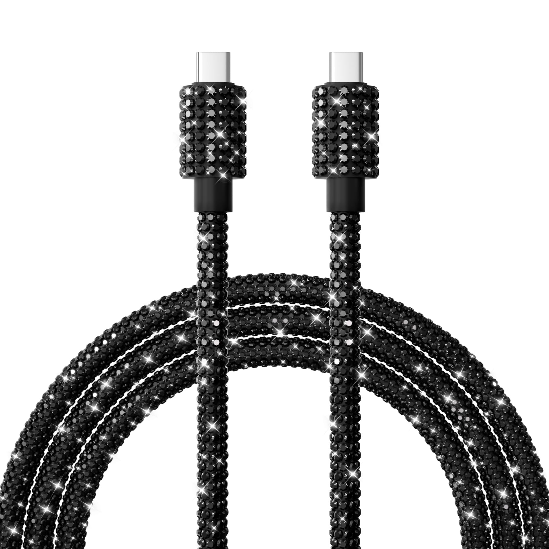 Amazon.com: XNMOA 2PCS Beaded USB C to USB C Cable Pearl Phone